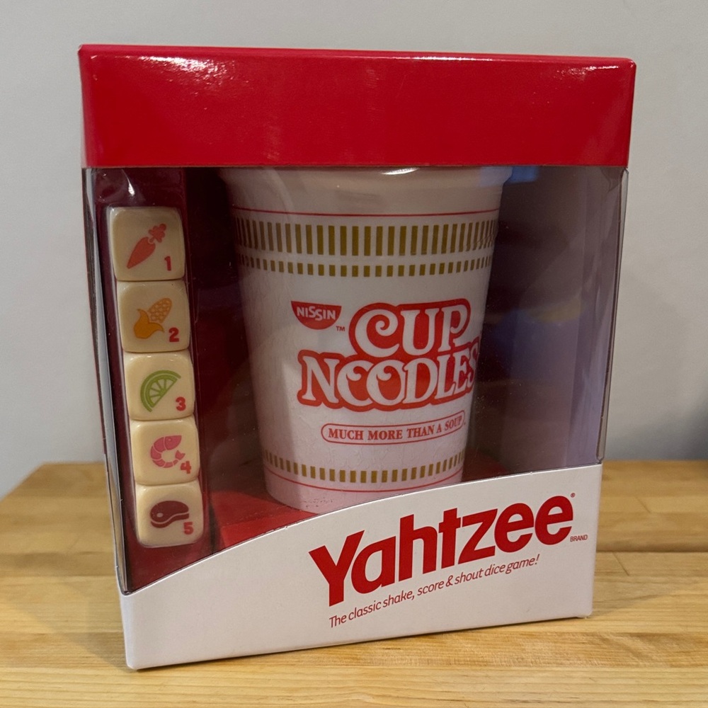 NISSIN Cup Noodles Yahtzee Game for ages 8+
